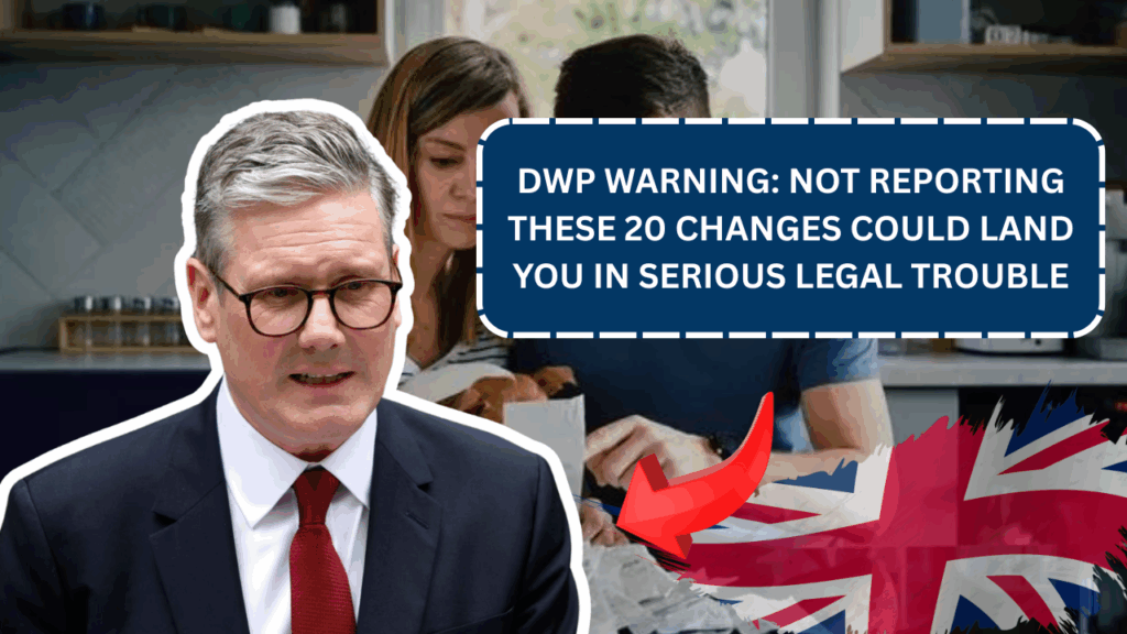 DWP Warning: Not Reporting These 20 Changes Could Land You in Serious Legal Trouble