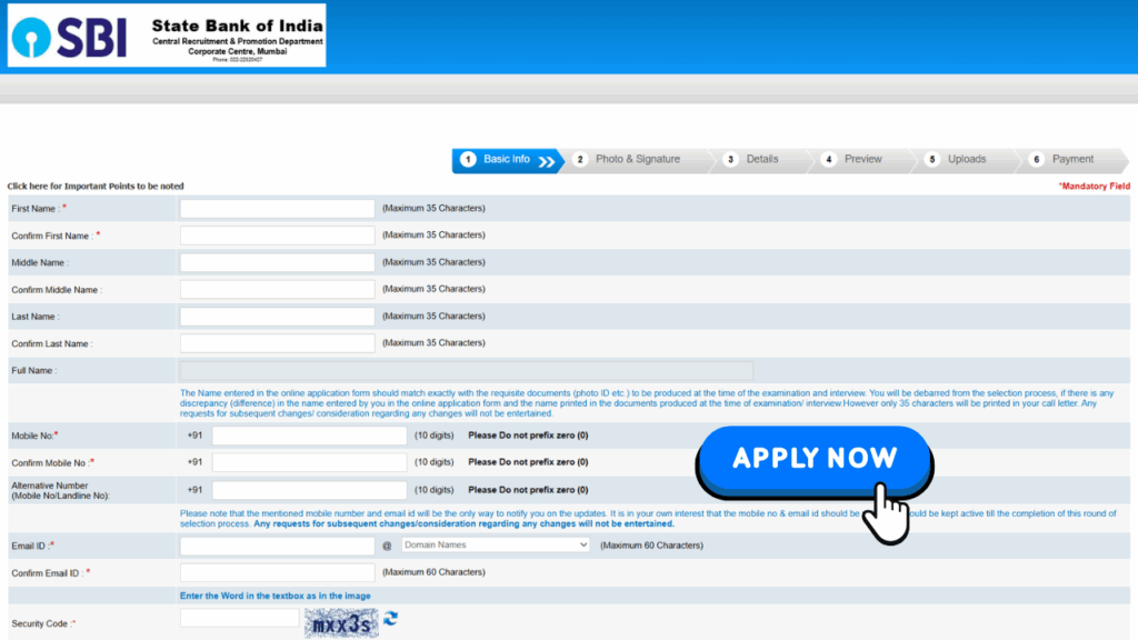 SBI Releases CBO 2025 Recruitment